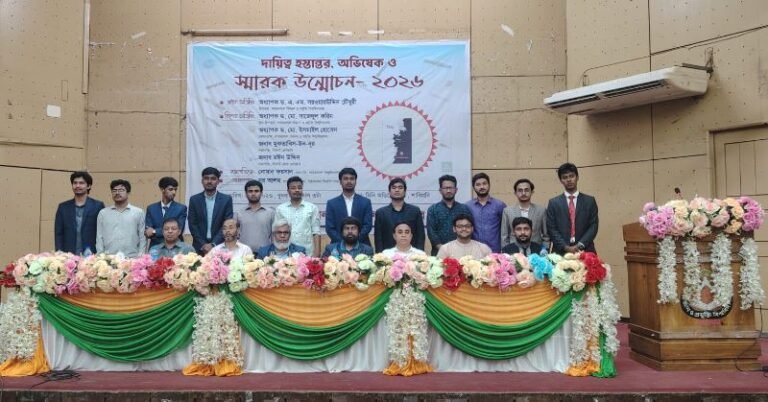 শাবি প্রেসক্লাবের দায়িত্ব হস্তান্তর ও অভিষেক অনুষ্ঠিত