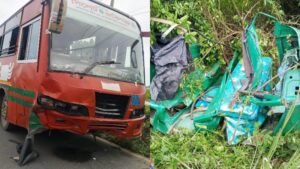 বিয়ানীবাজারে বিআরটিসি বাস-সিএনজি অটোরিকশার মুখোমুখি সংঘর্ষে নিহত- ১